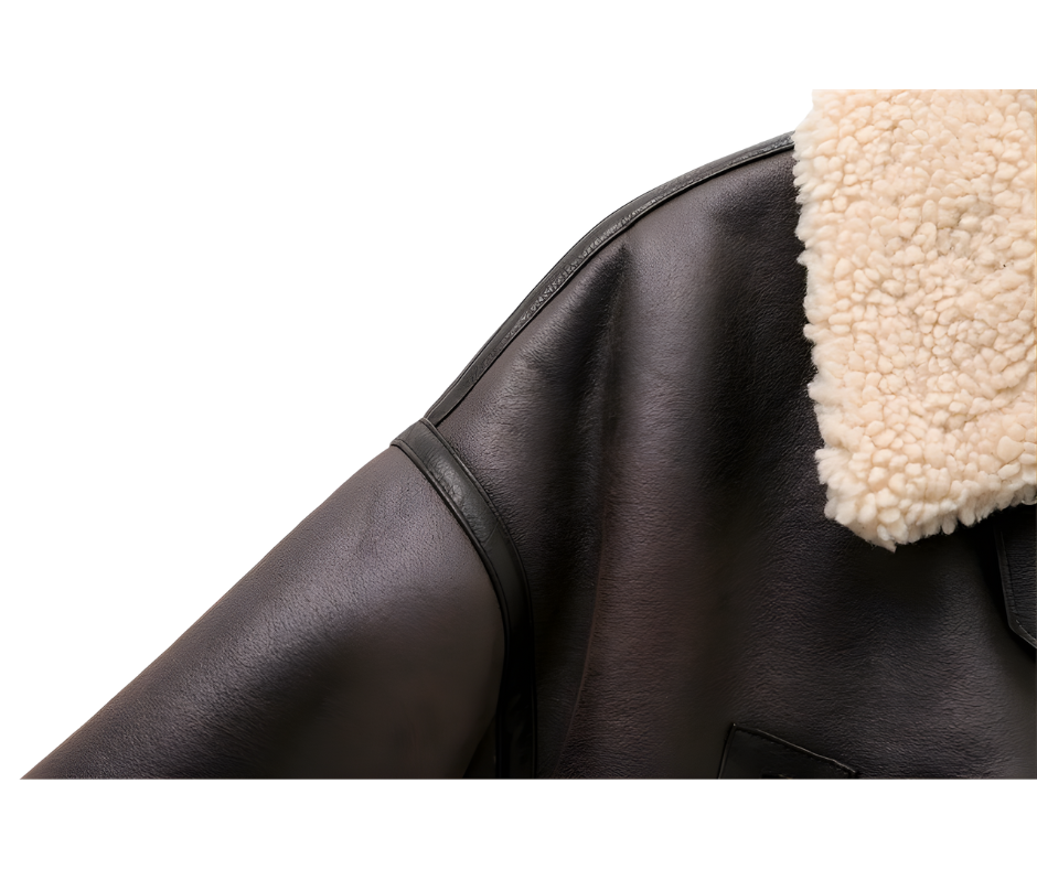 Women’s Faux Shearling Jacket, Vintage Style, Belted Hem, Warm and Cozy