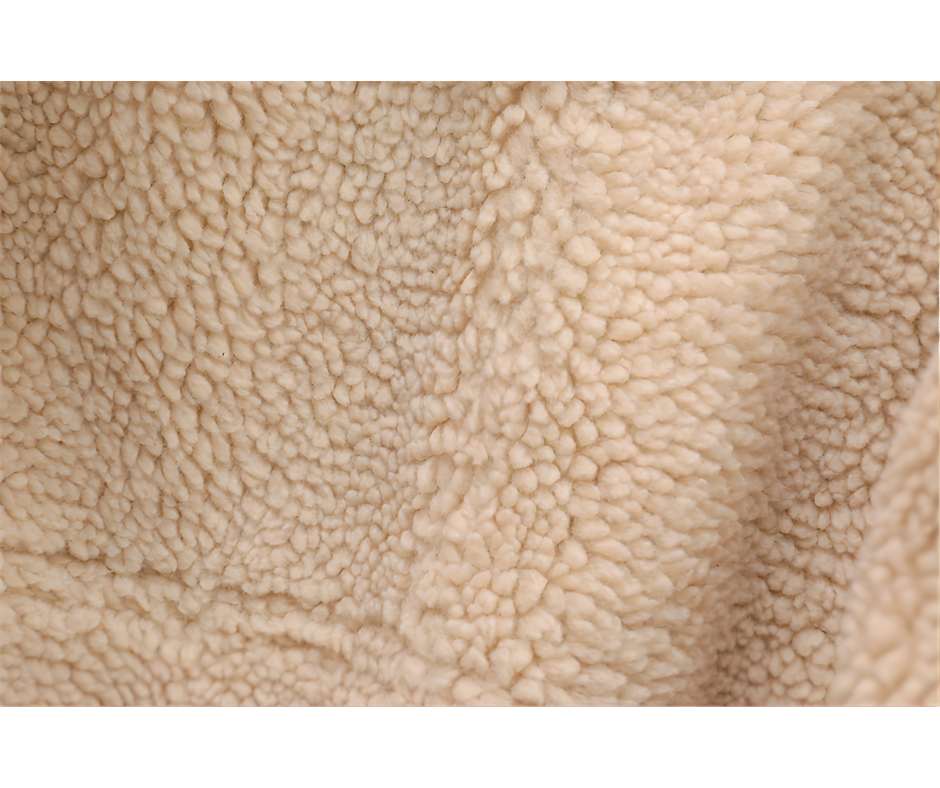 Women’s Faux Shearling Jacket, Vintage Style, Belted Hem, Warm and Cozy