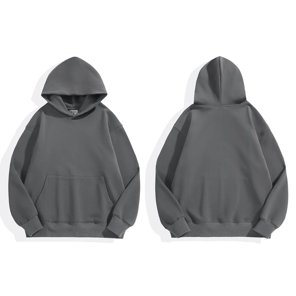 Unisex Heavyweight Cotton Hoodie, 480gsm Fabric, Plush Polar Fleece Lining